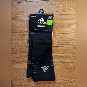 NWT NEW Adidas Clima Cool Spandex Crew Mid Running socks